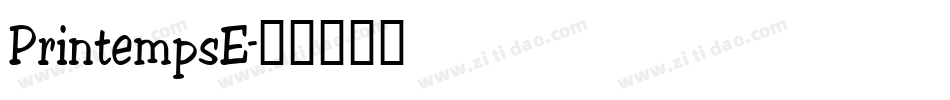 PrintempsE字体转换