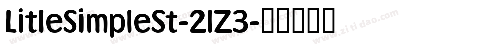LitleSimpleSt-2lZ3字体转换