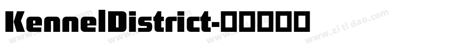 KennelDistrict字体转换