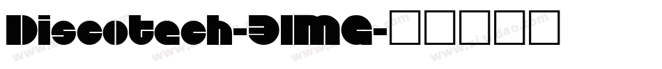 Discotech-3lMG字体转换
