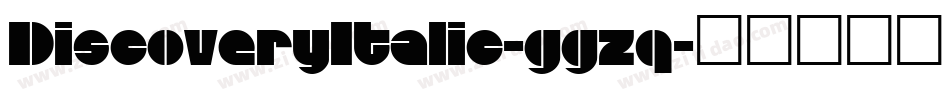 DiscoveryItalic-ggzq字体转换