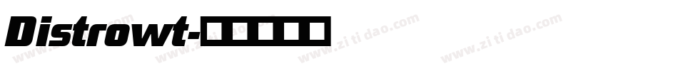 Distrowt字体转换