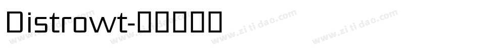 Distrowt字体转换