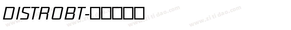 DISTROBT字体转换
