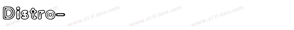 Distro字体转换
