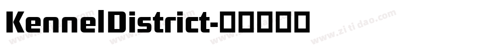 KennelDistrict字体转换