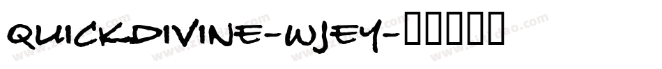 QuickDivine-WjeY字体转换