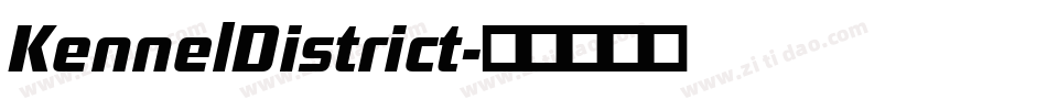 KennelDistrict字体转换