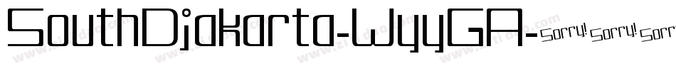 SouthDjakarta-WyyGA字体转换