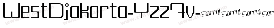 WestDjakarta-Yzz7v字体转换