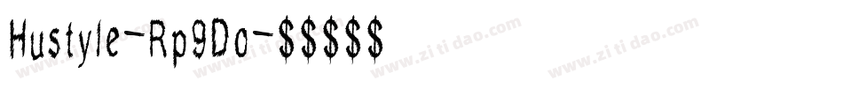 Hustyle-Rp9Do字体转换
