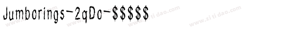 Jumborings-2qDo字体转换