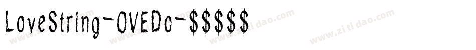 LoveString-OVEDo字体转换