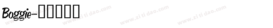 Boggie字体转换