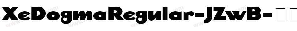 XeDogmaRegular-JZwB字体转换