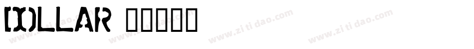 Dollar字体转换