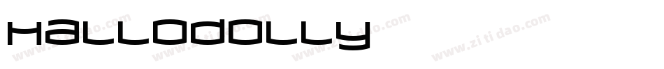 Hallodolly字体转换