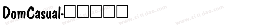 DomCasual字体转换