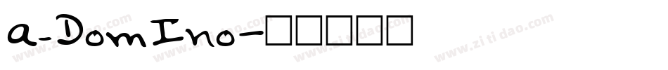 a_DomIno字体转换