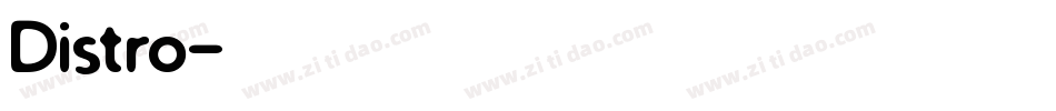 Distro字体转换