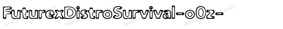 FuturexDistroSurvival-o0z字体转换