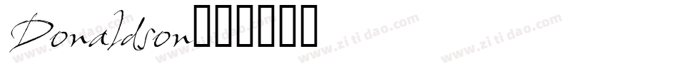 Donaldson字体转换