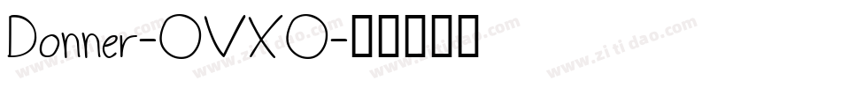 Donner-OVXO字体转换