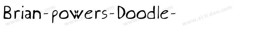 Brian-powers-Doodle字体转换
