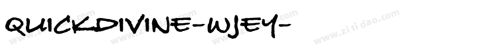 QuickDivine-WjeY字体转换