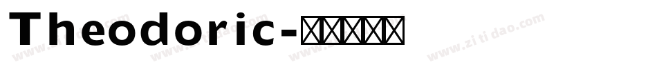 Theodoric字体转换