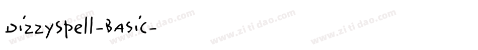 DizzySpell-Basic字体转换