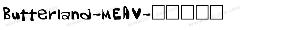 Butterland-mEAV字体转换