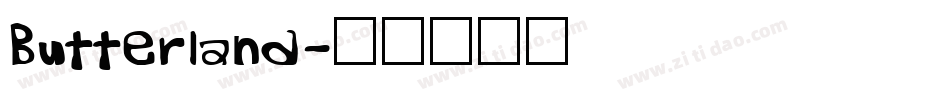 Butterland字体转换