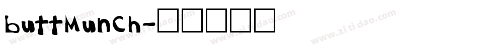 buttmunch字体转换