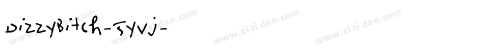 DizzyBitch-5yvj字体转换
