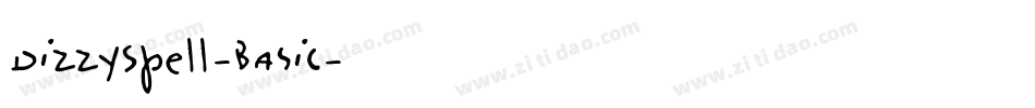 DizzySpell-Basic字体转换