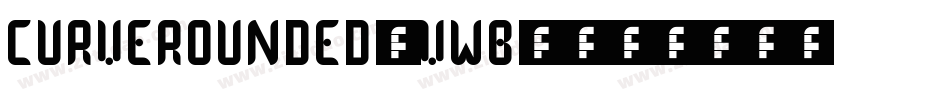 CurveRounded-vWB7字体转换