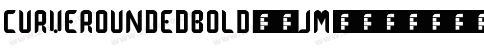 CurveRoundedBold-8Jm2字体转换