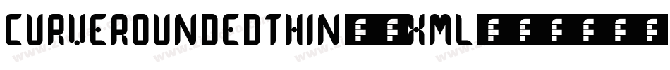 CurveRoundedThin-2xMl字体转换