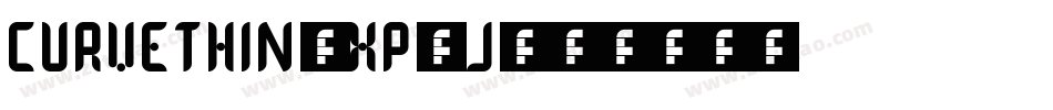 CurveThin-Xp0j字体转换