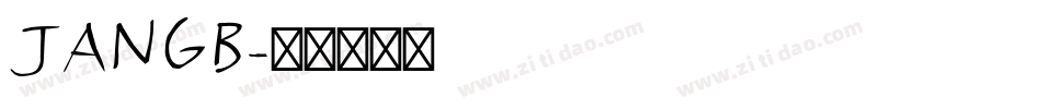 JANGB字体转换