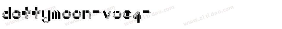 DottyMoon-v0E4字体转换