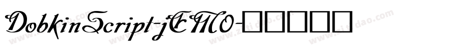 DobkinScript-jEM0字体转换