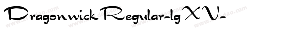 DragonwickRegular-lgXV字体转换