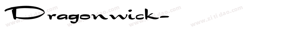 Dragonwick字体转换