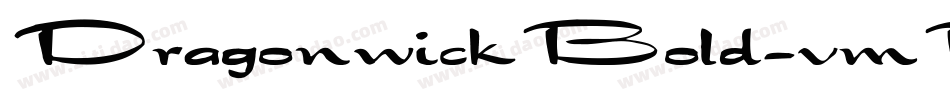 DragonwickBold-vmBZ字体转换
