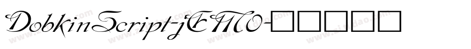 DobkinScript-jEM0字体转换