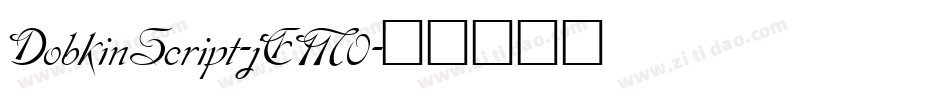 DobkinScript-jEM0字体转换
