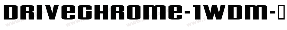 DriveChrome-1WDM字体转换