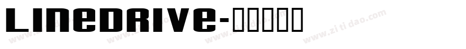 LineDrive字体转换